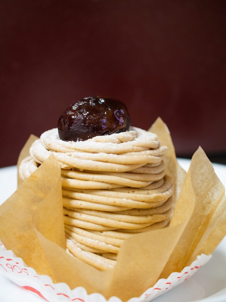 Gaštanová torta s mascarpone